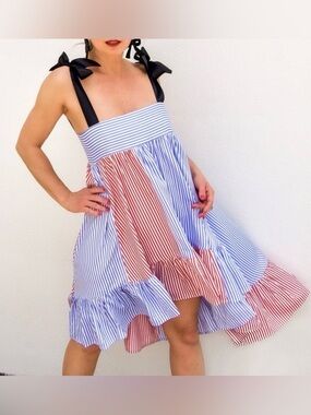 Fourth of July Hi/Lo Dress